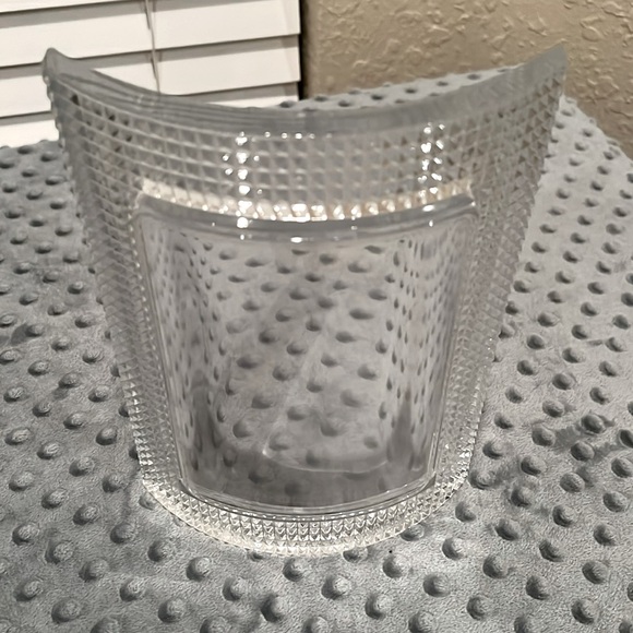 COPY - Modern minimalism Clear Glass Curved Frame for 4x6 Photo - Picture 1 of 7